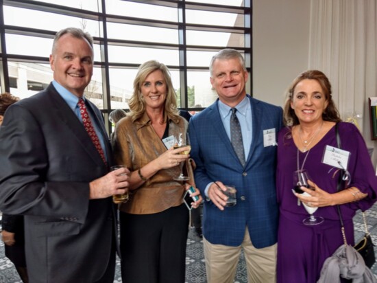 From left to right: Brent Burns, Linda Burns, Don Miller, Bettilee Miller.