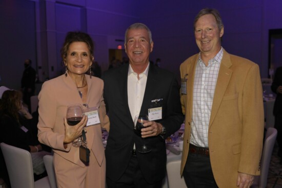 From left to right: Victoria Moore, Skip Moore, Dr. Chuck Sykes.