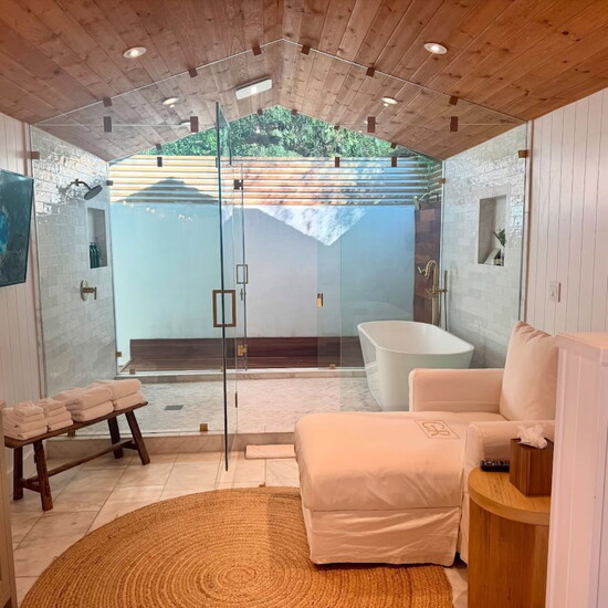 Malibu Calamigos ranch bathroom