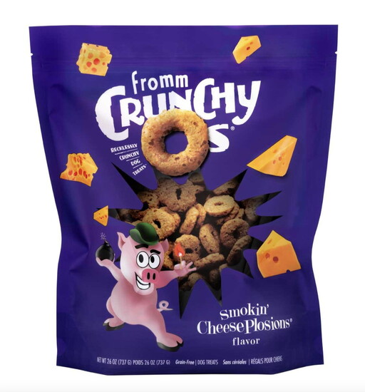 Fromm Crunchy O's Smokin' CheesePlosions Dog Treats