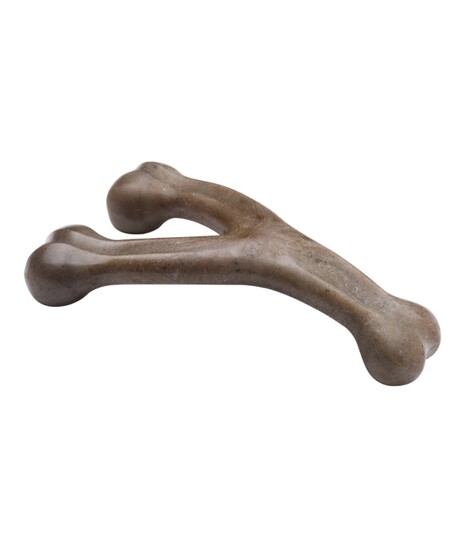 Benebone Bacon Flavored Wishbone Dog Chew Toy (Medium)