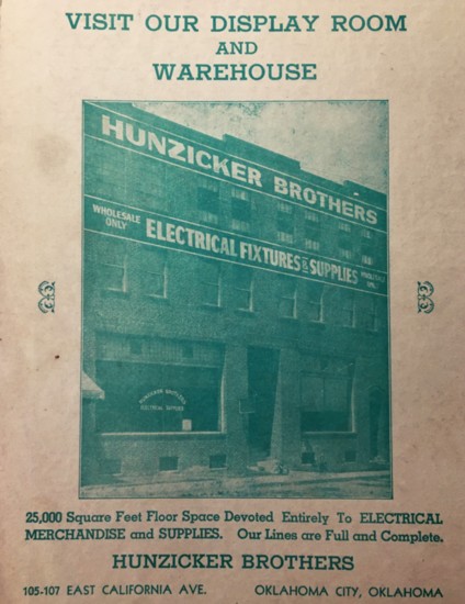 An early Hunzicker Brothers catalog