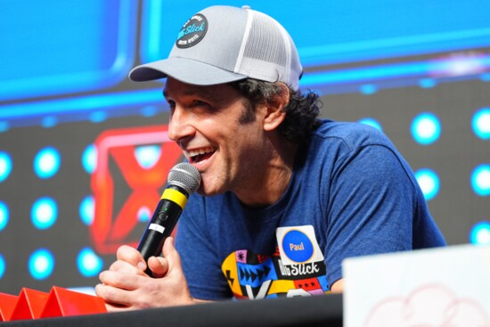 Paul Rudd answers in Celebrity Family Feud. Photo by: Kyle Rivas