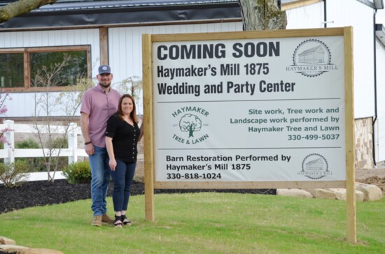 Mark and Allison Haymaker, owners of Haymaker’s Mill 1875.  