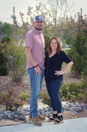 Mark and Allison Haymaker, owners of Haymaker’s Mill 1875. 