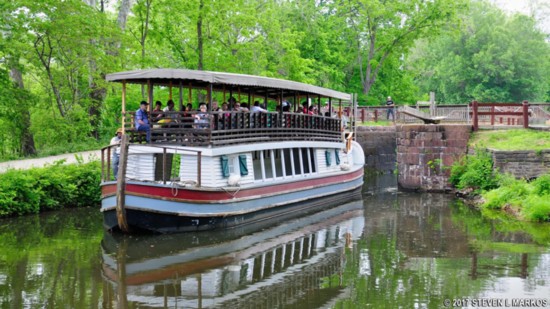 Canal boat rides are given on weekends from April- Mid October 