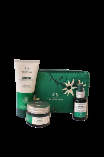 Body Shop Edelweiss Antioxidant Skin Care $75