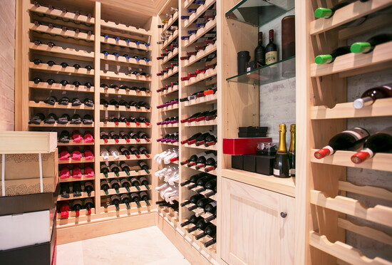 Home buyers are drifting away from large wine storage rooms. 