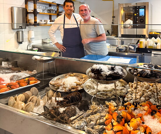 The bountiful locally and ethnicall sources seafood at ZFood Restaurant