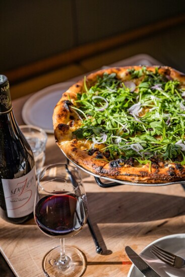 Rosie Cannonball, Fennel Sausage and Peppers Pizza. Photo by Zach Horst