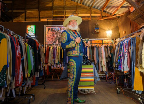 Cowboy Phillip Rupp at Round Top Dance Hall. Photo courtesy of Visit Round Top. 