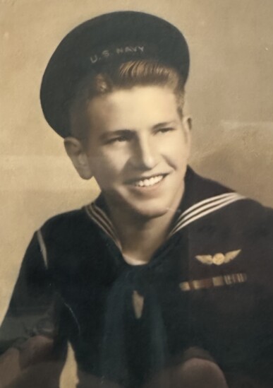 Hayden's grandfather, Bill Ware, served in the Navy during World War II.