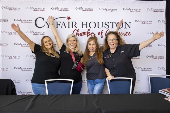 Cy-Fair Chamber of Commerce staff at the 2025 CFISD Health Expo in November