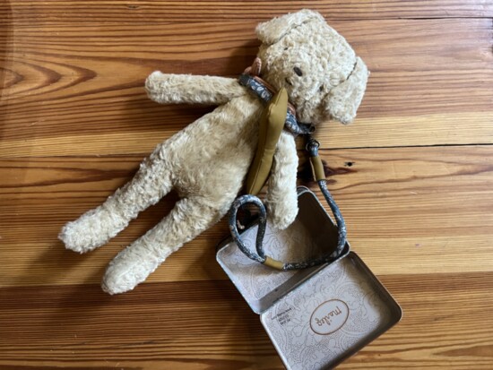 Puppy Stuffie with Bone and Leash