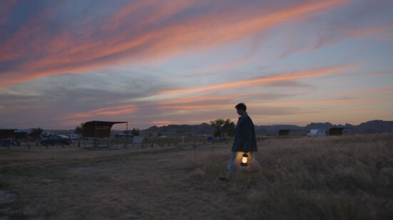 Frances McDormand in the film NOMADLAND. Photo Courtesy of Searchlight Pictures.