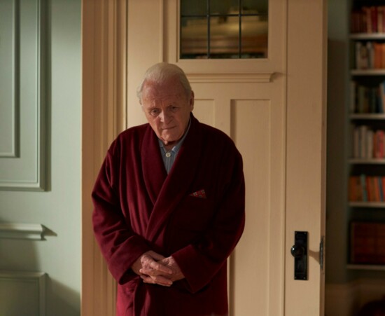 Center: Anthony Hopkins as Anthony in THE FATHER. Photo by Sean Gleason. Courtesy of Sony Pictures Classics.