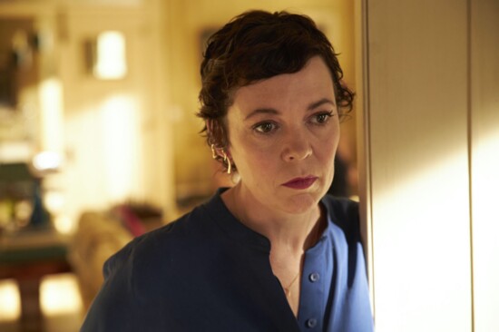 Center: Olivia Colman as Anne in THE FATHER. Photo by Sean Gleason. Courtesy of Sony Pictures Classics.