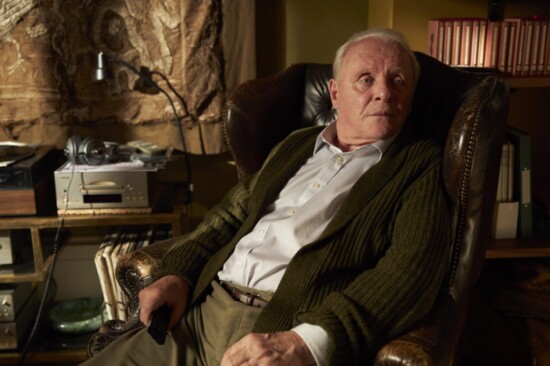 Center: Anthony Hopkins as Anthony in THE FATHER. Photo by Sean Gleason. Courtesy of Sony Pictures Classics.