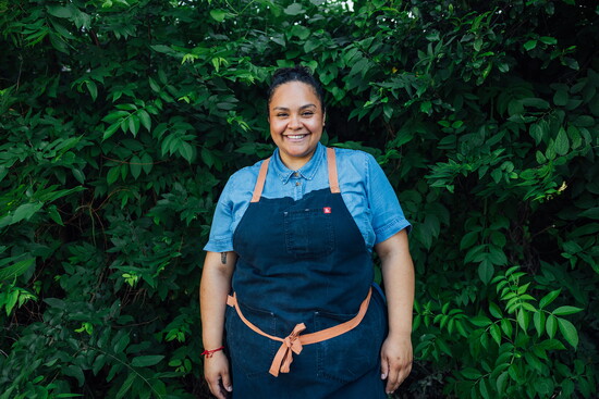 Evelyn Garcia, chef and co-owner,  Jūn. Photo by Luke Chang, Jia Media.