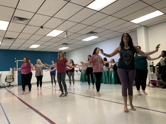 The Aalim Dance Academy offers classes for all levels of belly dance.