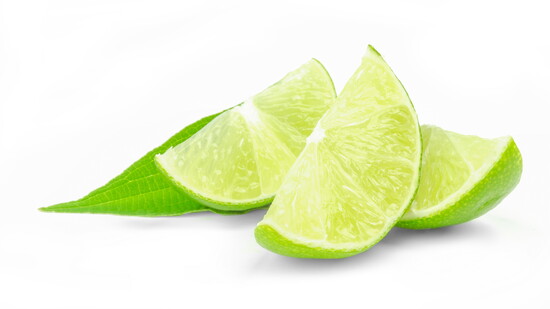 Lime wedges. 