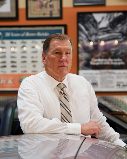 The man behind the beauty - a true collector.