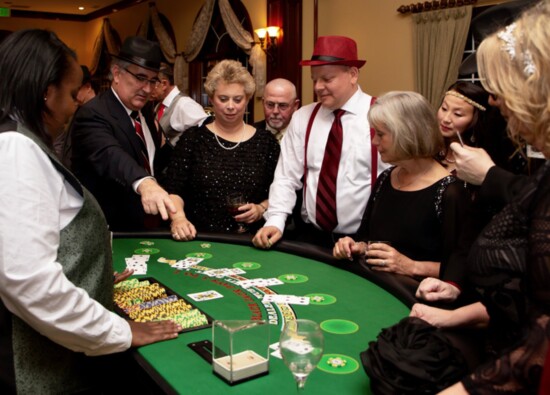 An awesome evening of playing Blackjack and raising funds