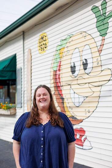 Salem Gardens GM Annie Larkin.