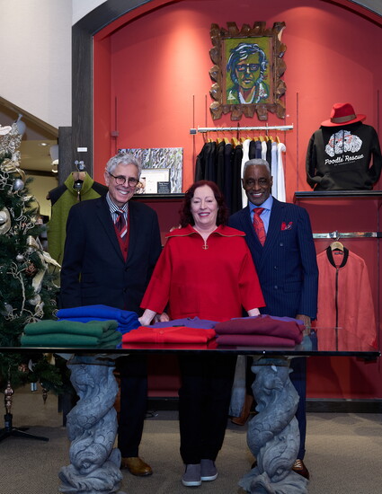 Ron and Jody Morneault, with James Thompson