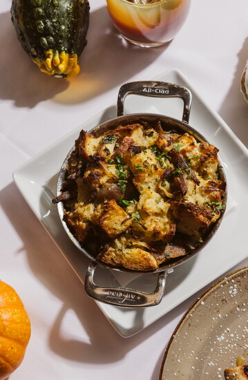 Turkey and Potato Bread Pudding