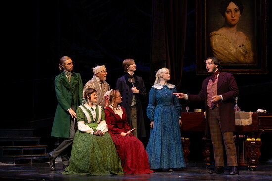 Laura Beth Wells and Jed Diamond in “A Christmas Carol,” Clarence Brown Theatre. Photo: Le Anna Jacobson