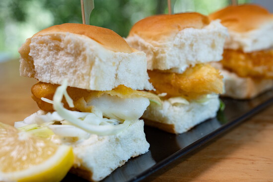 Calamari Steak Sliders 
