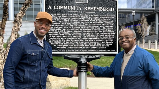 Adrian Rice (left) and Derek Novel