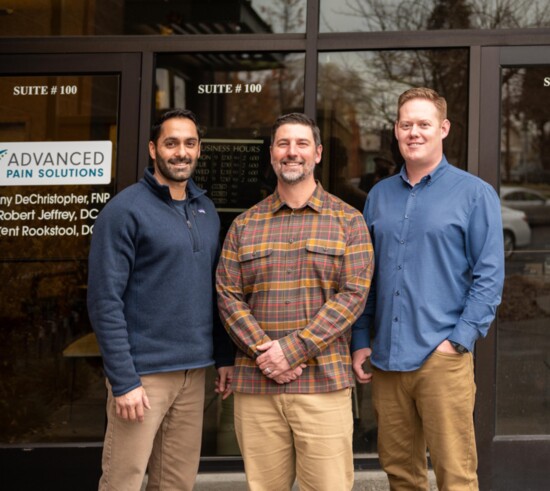 APS providers (l to r): Anthony DeChristopher, FNP-C, Robert Jeffery, DC and Kent Rookstool, DC. 