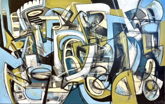 Blue Note 44" x 68”