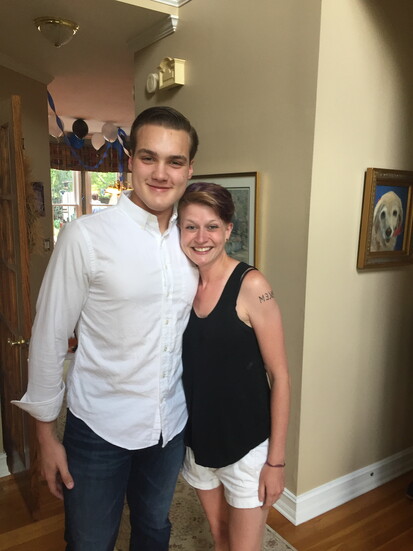 Will & teacher Gamble 