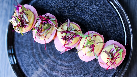 Pickled Deviled Eggs