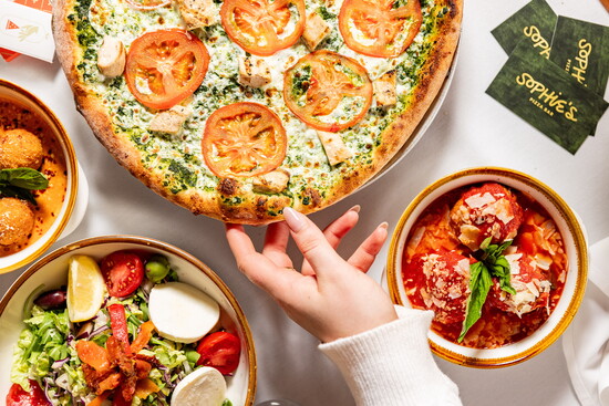 Pizza from Sophie's 