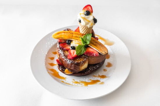 Banana Split Brioche French Toast at Hash Kitchen