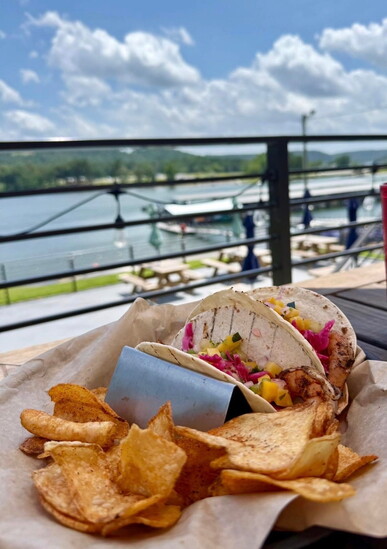 Lunch or Dinner with a perfect view.