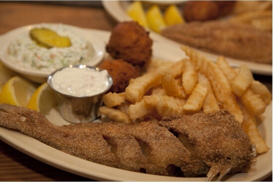 Johnny’s catfish is delicious