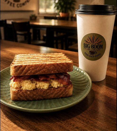 Breakfast with Bloom Coffee