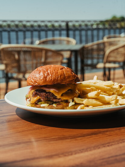 Wagyu Smashburger. Photography by Adam Klosterman 