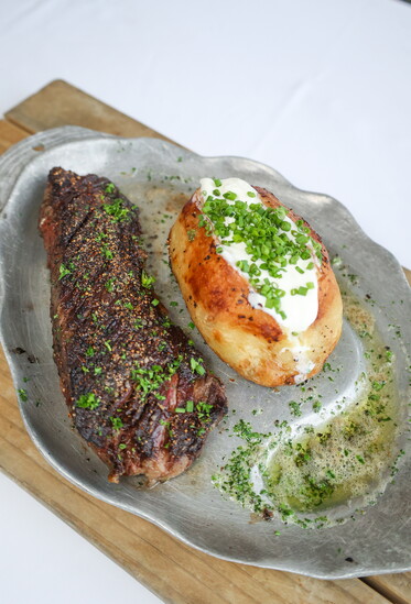 anging Tenderloin with Voyager’s Signature Baked Potato