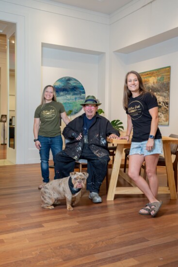 Left to right: Jenny Andrea, Mike Elsass and Sarah Nussman