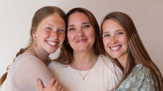 Juliana Wagner, Kathryn Wagner and Christina Laughlin.