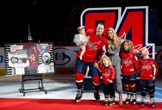 Washington Capitals- John Carlson and family