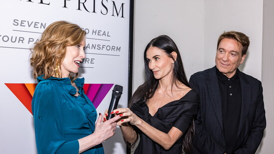 Laura with actress Demi Moore & legendary agent Kevin Huvane