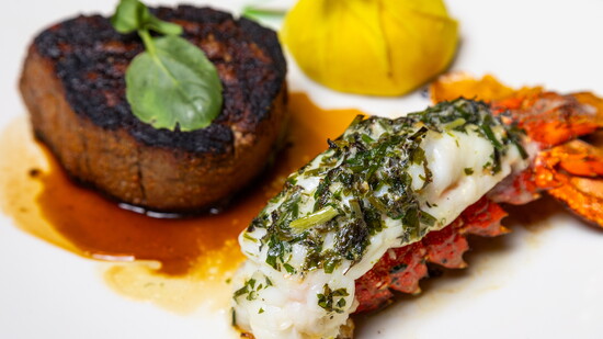 Filet Mignon & Broiled Tristan Lobster Tail