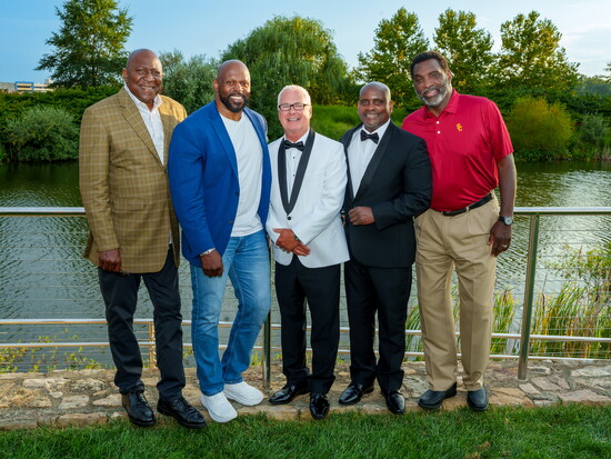 Rick Crowne and guests enjoying the D.C. Prime Anniversary Celebration.